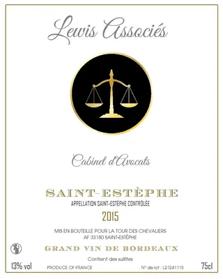 Étiquette personnalisée — Cadeau d'affaires