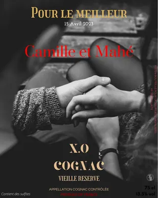 Étiquette personnalisée — Mariage