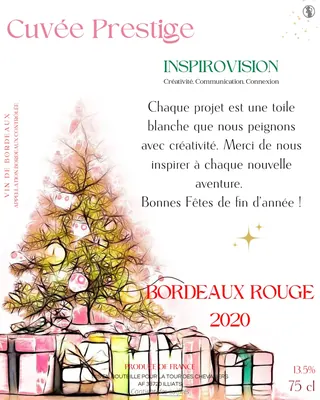 Étiquette personnalisée — Fêtes de fin d'année