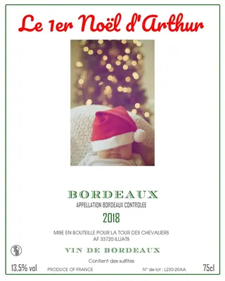 Étiquette personnalisée — Fêtes de fin d'année