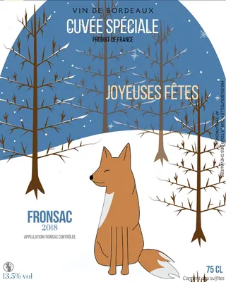 Étiquette personnalisée — Fêtes de fin d'année