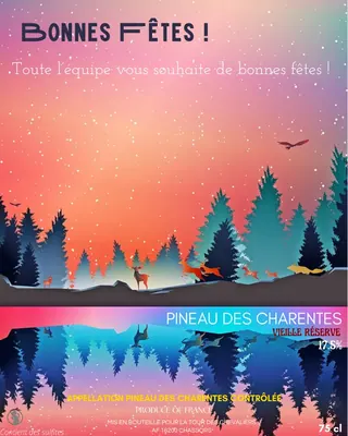 Étiquette personnalisée — Fêtes de fin d'année