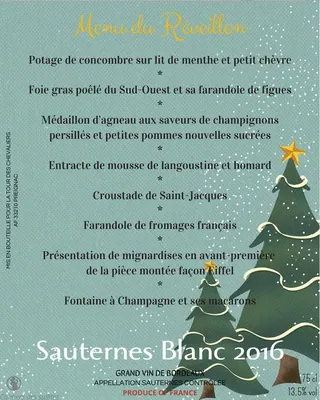 Étiquette personnalisée — Fêtes de fin d'année