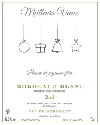 Étiquette personnalisée — Fêtes de fin d'année